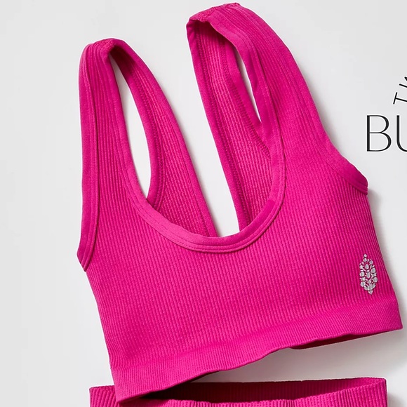 Free People Other - FREE PEOPLE | NWOT Happiness Runs Scoop Neck Bra in Berry